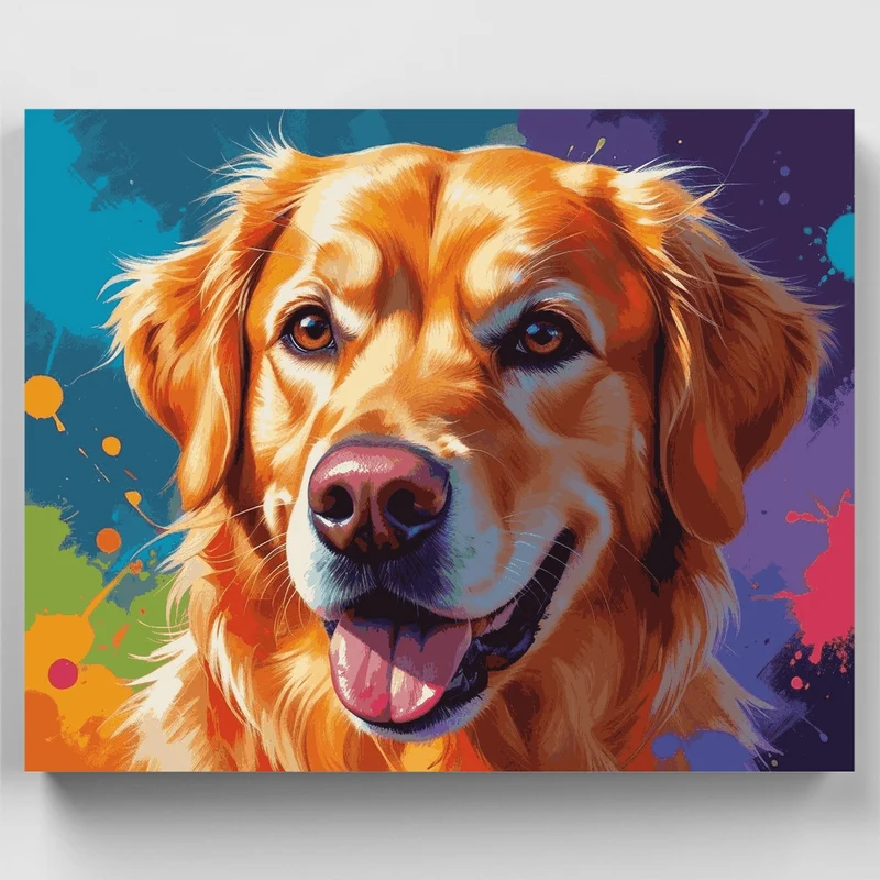 Golden Retriever - Paint by Numbers Kit