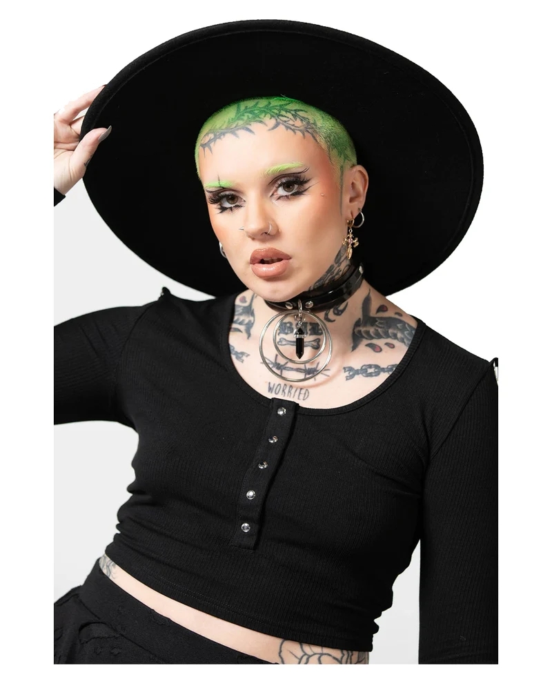 KILLSTAR Hexenhut mit Krempe