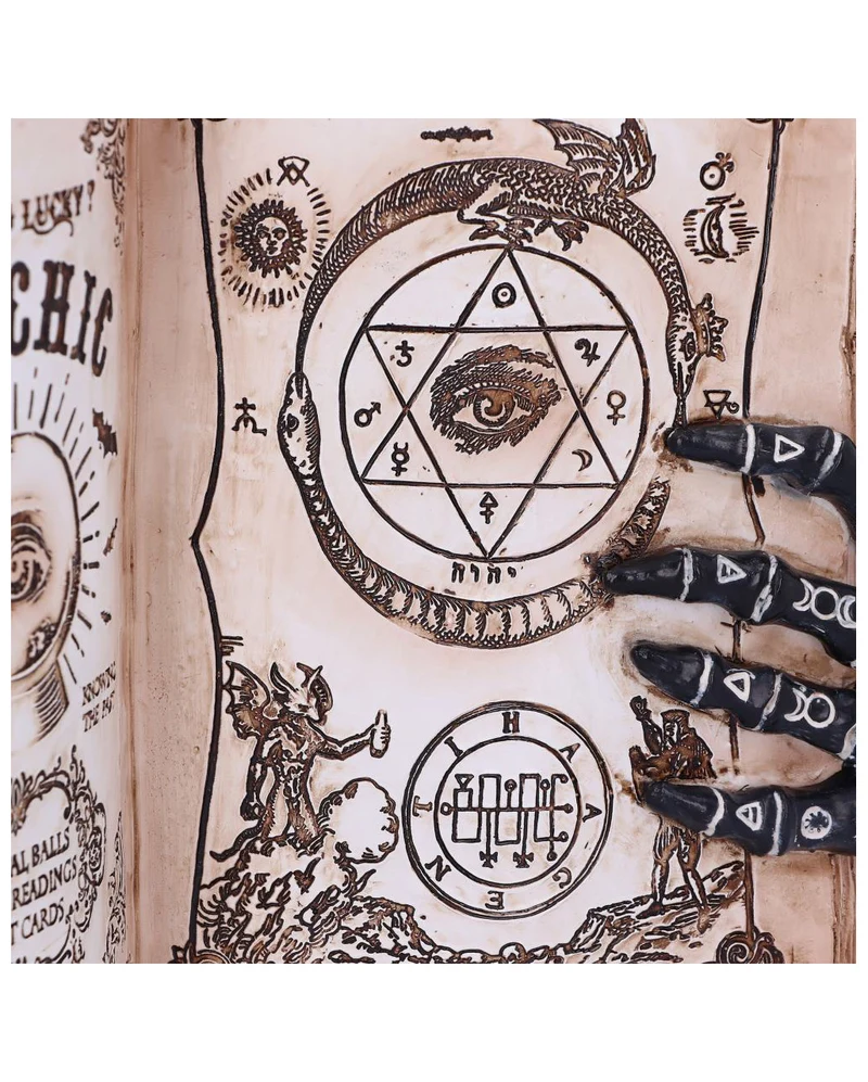 Grimoire Hexenbuch Deko 25,8cm