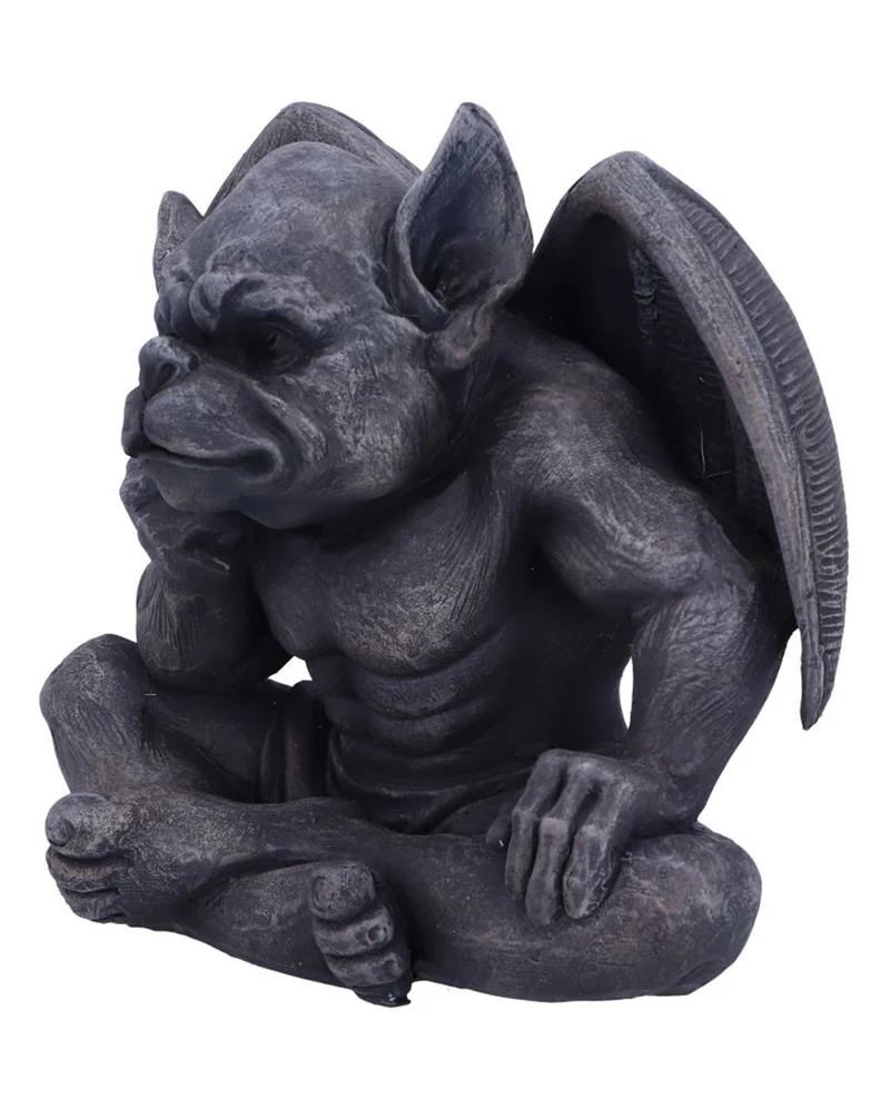 Nachdenkender Gargoyle mit Flügel 13cm