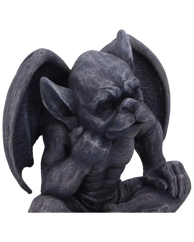 Nachdenkender Gargoyle mit Flügel 13cm