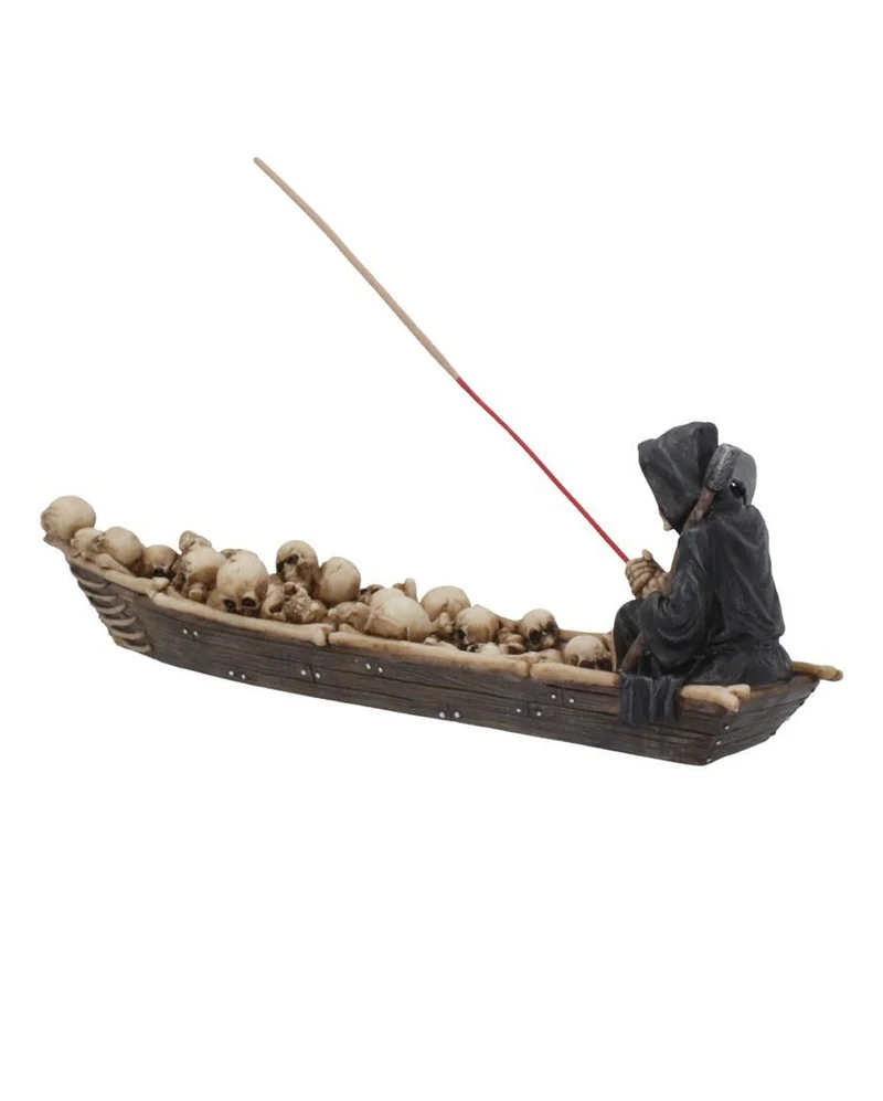 Grim Reaper Fährmann Räucherstäbchenhalter