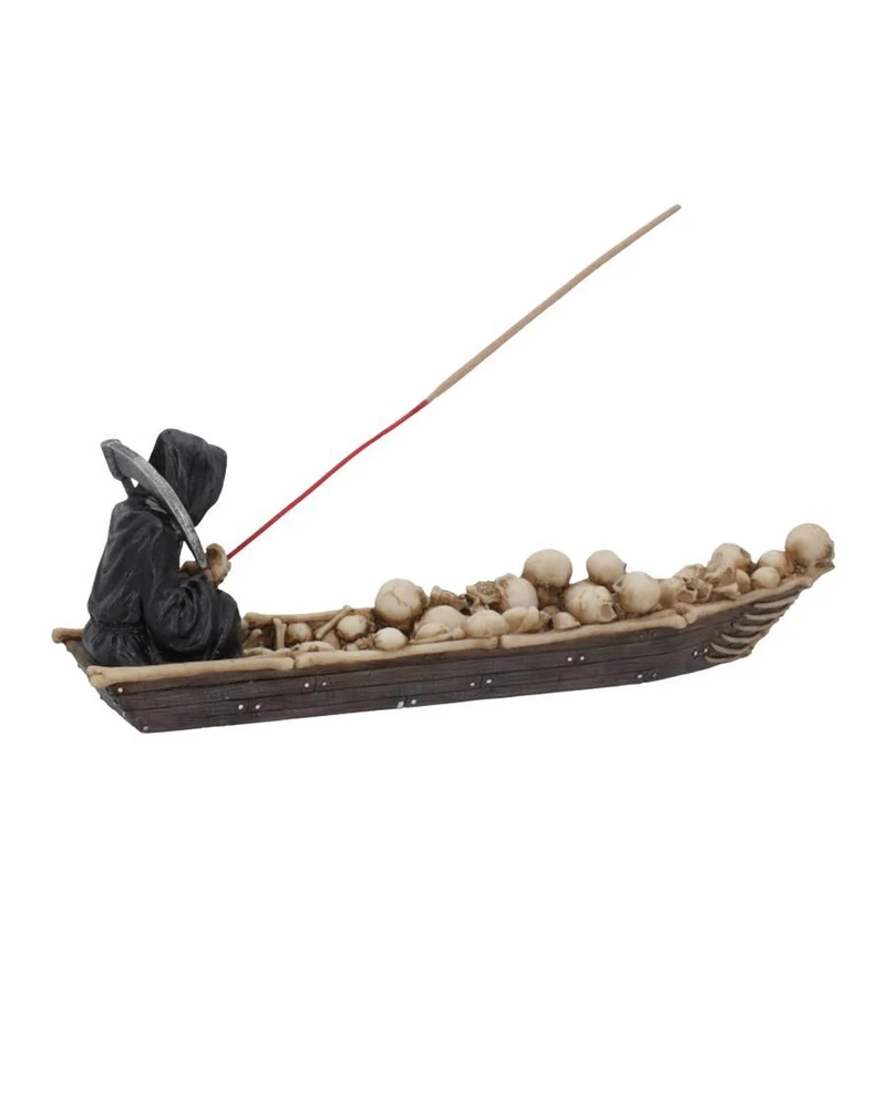 Grim Reaper Fährmann Räucherstäbchenhalter