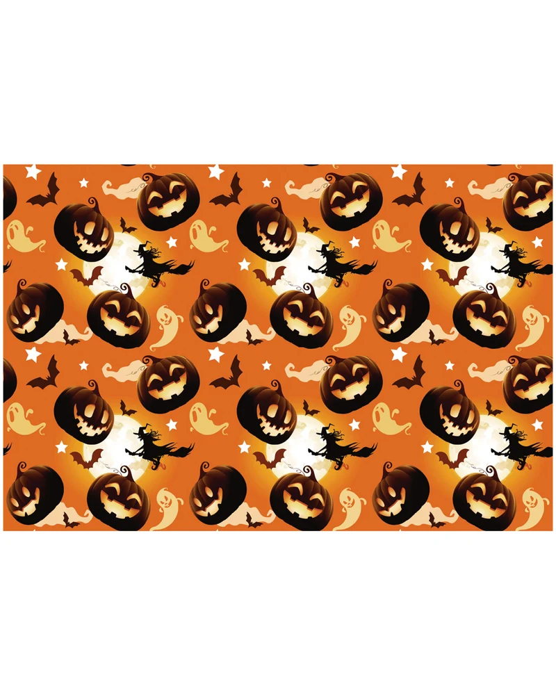 Tischdecke Happy Halloween Kürbis