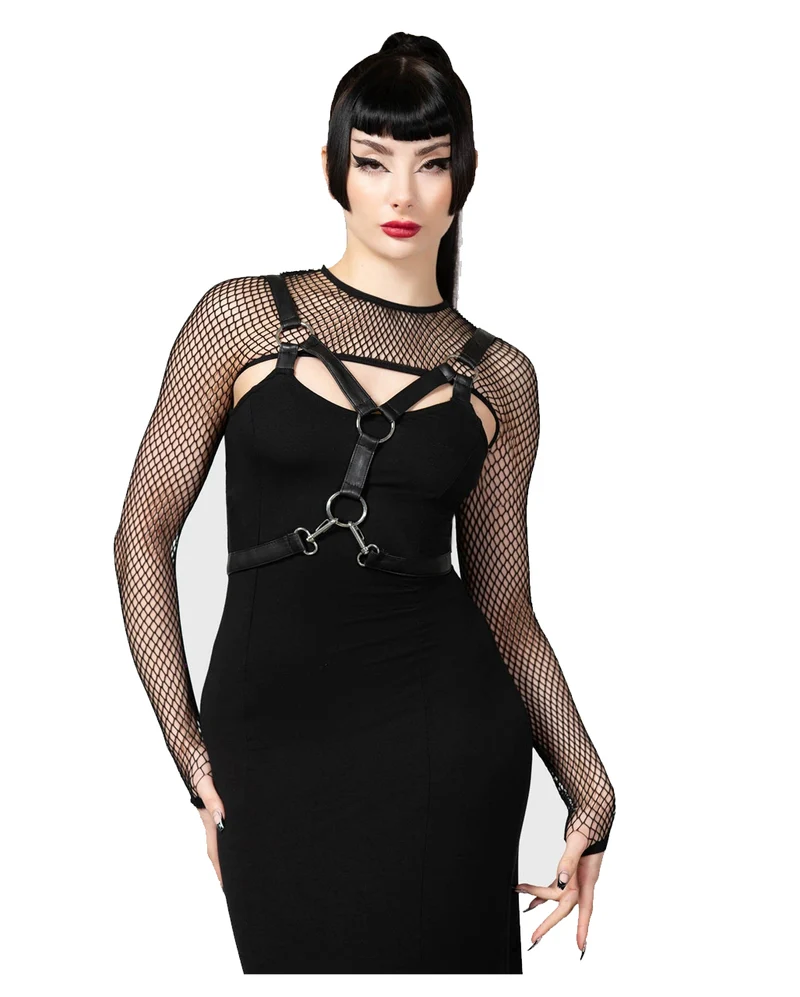 KILLSTAR Bite Me Fishnet Bolero