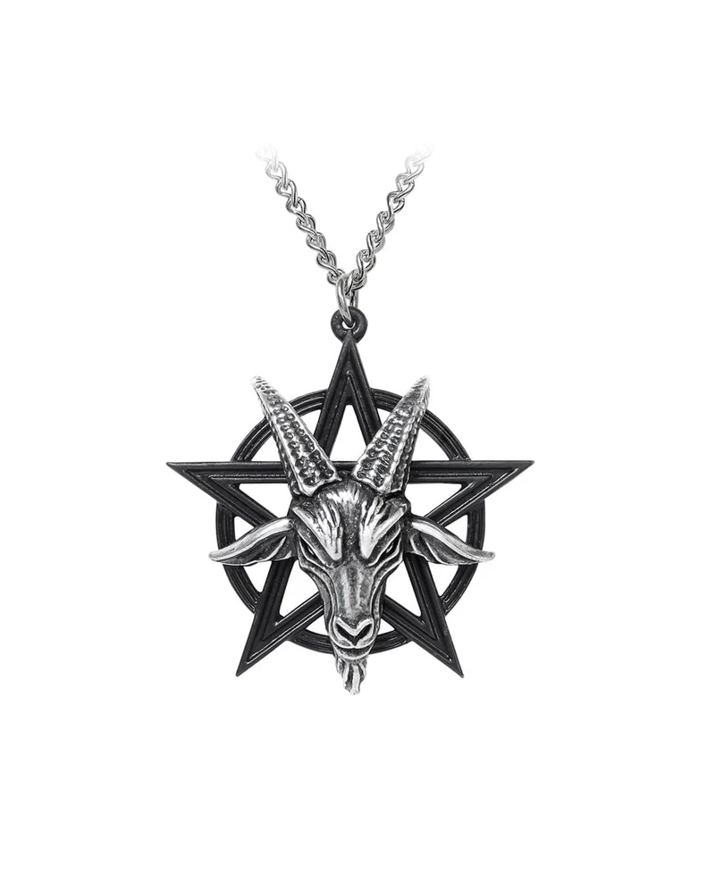 Baphomet Pentagramm Anhänger mit Kette