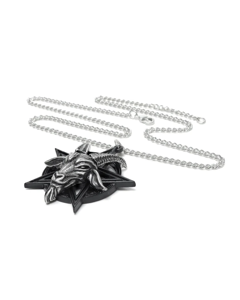 Baphomet Pentagramm Anhänger mit Kette