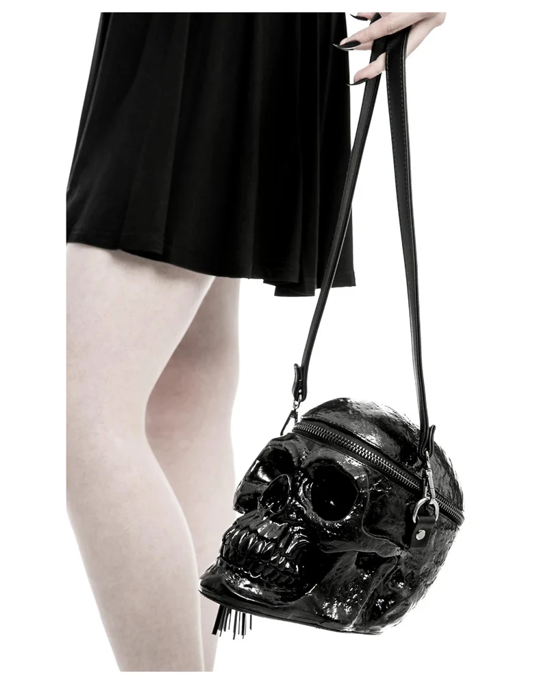 KILLSTAR Grave Digger Totenkopf Handtasche