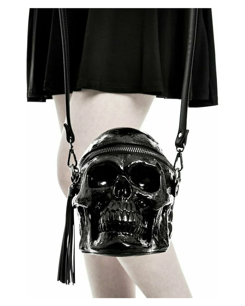 KILLSTAR Grave Digger Totenkopf Handtasche