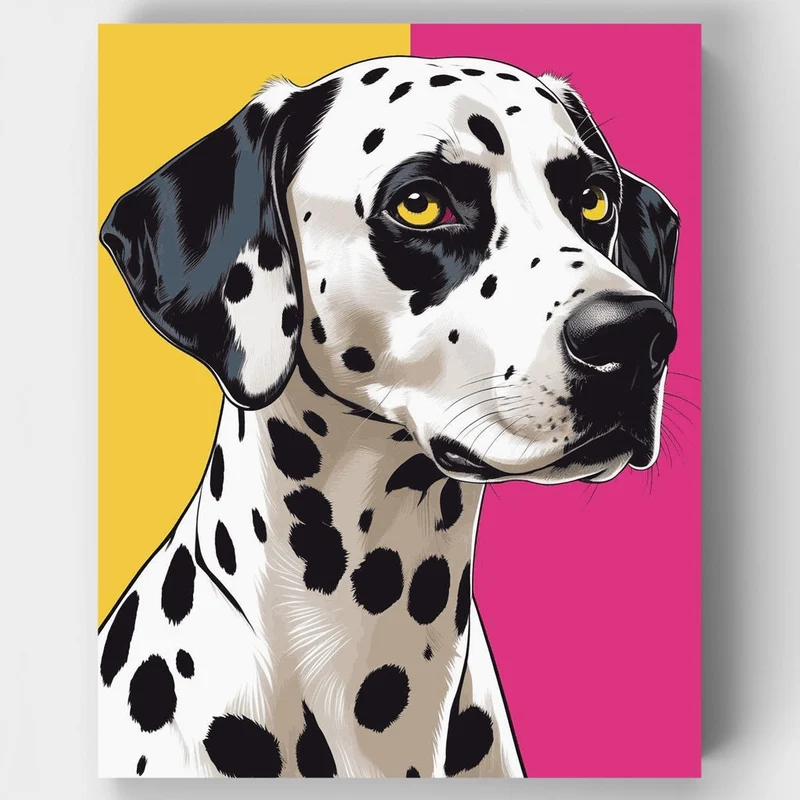 Dalmatian Portrait - Paint by Numbers Kit