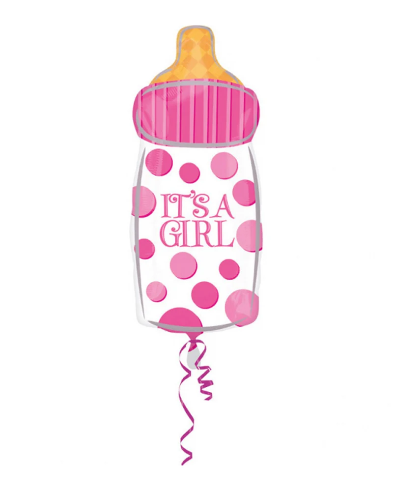 Babyfläschchen Folienballon "It´s a Girl"