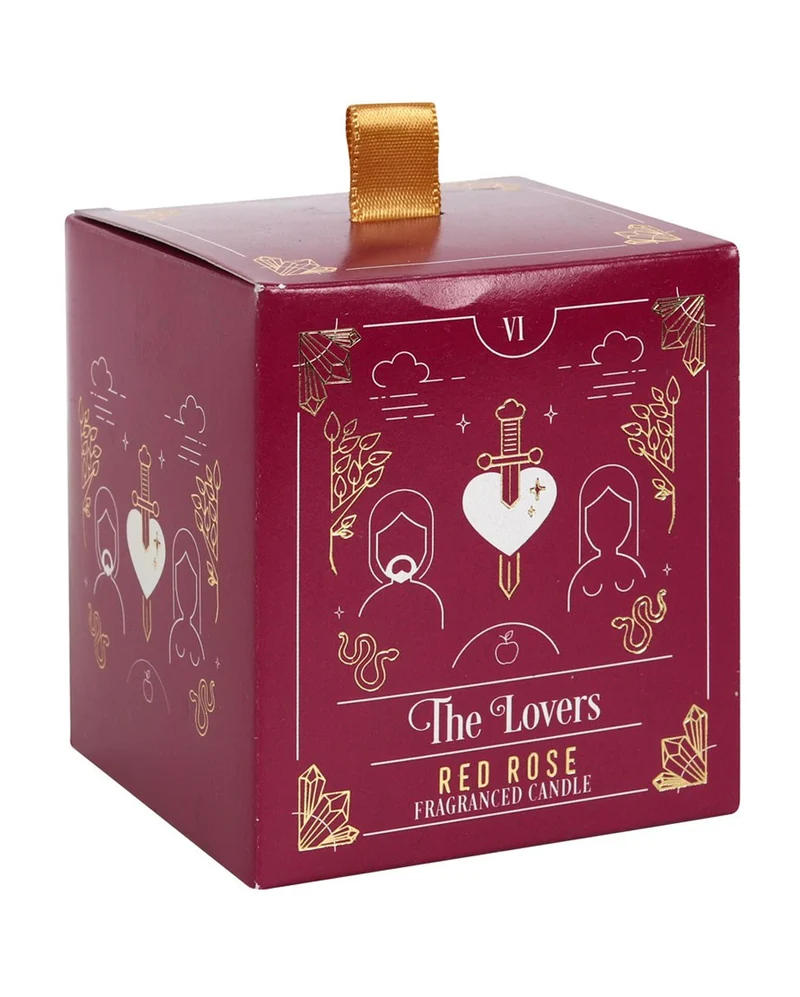"The Lovers" Tarot Kerze