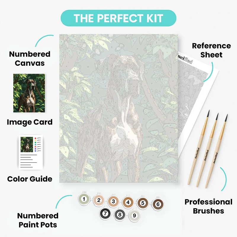 Majestic Great Dane in Nature - Paint by Numbers Kit