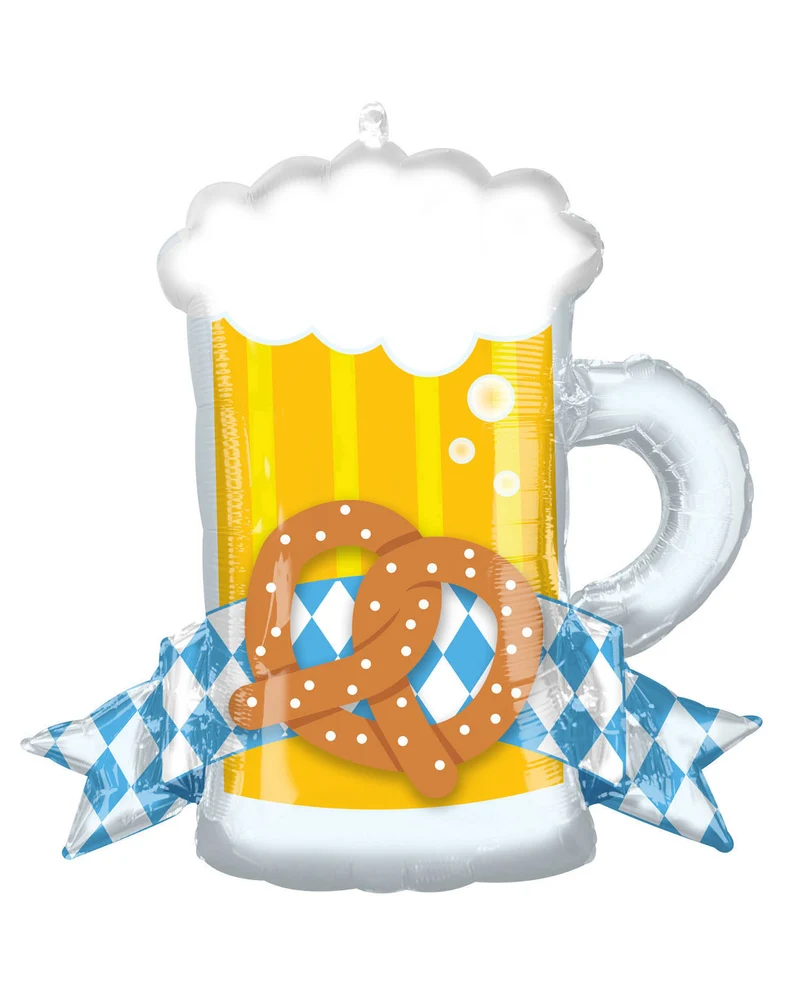 Oktoberfest Bierkrug Folienballon