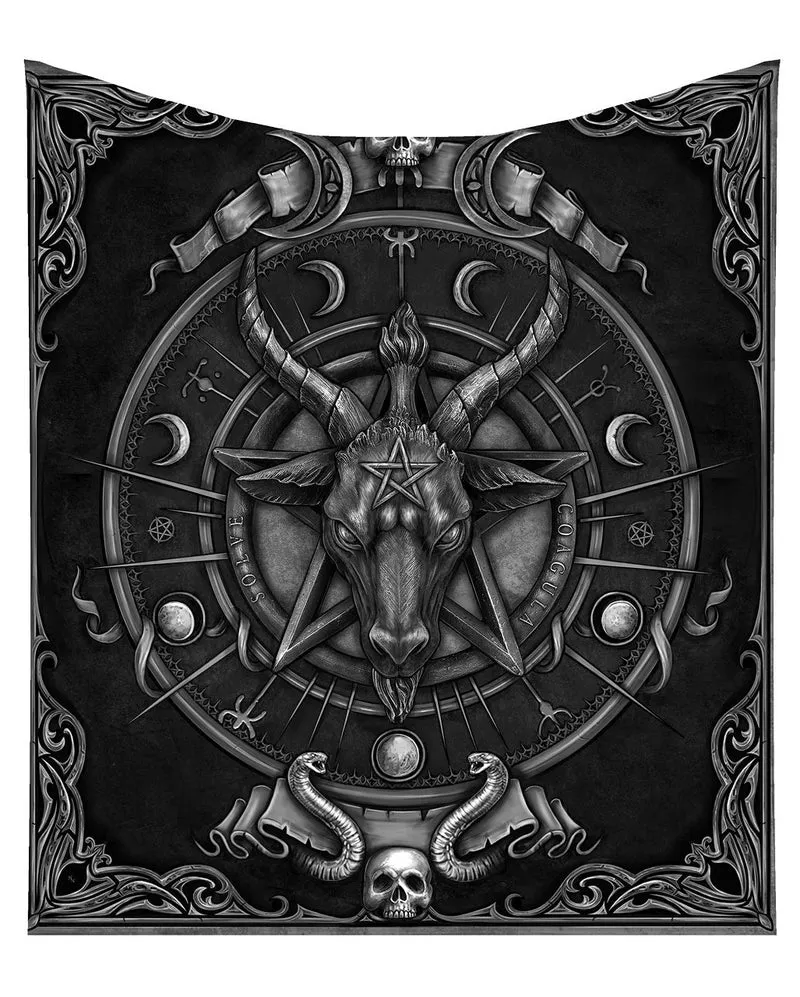 Baphomet Tagesdecke