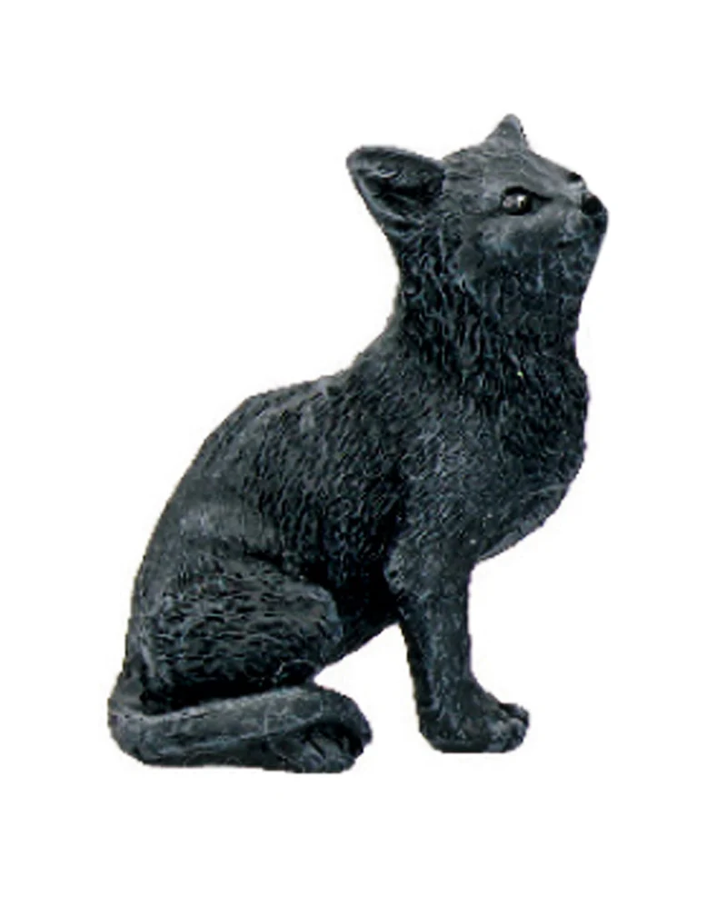 Schwarze Katze Glücksbringer 9cm