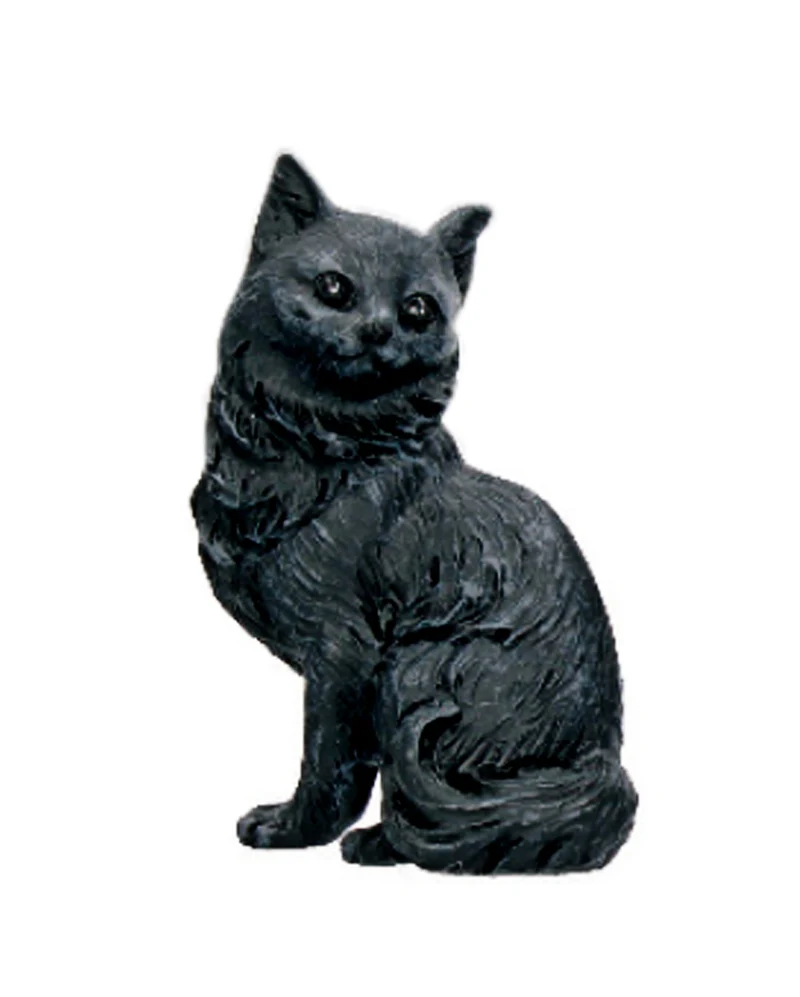 Schwarze Katze Glücksbringer 9cm