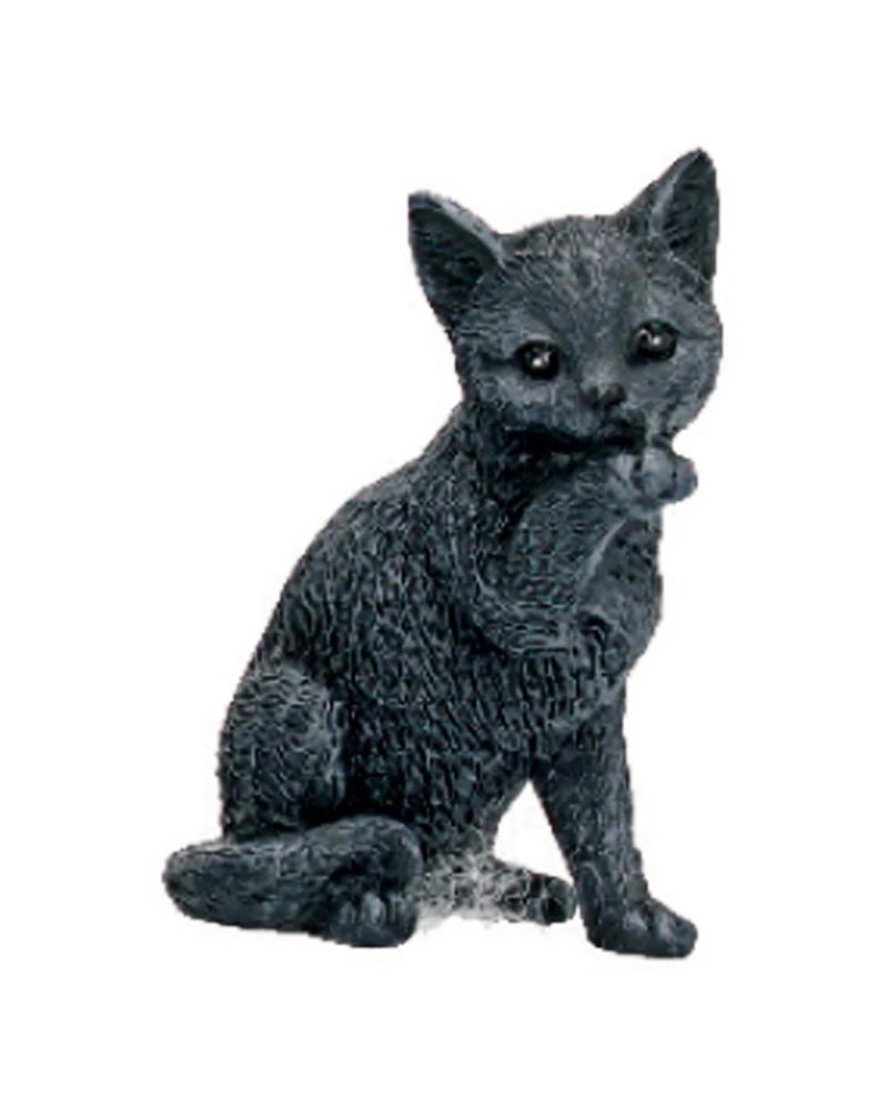 Schwarze Katze Glücksbringer 9cm