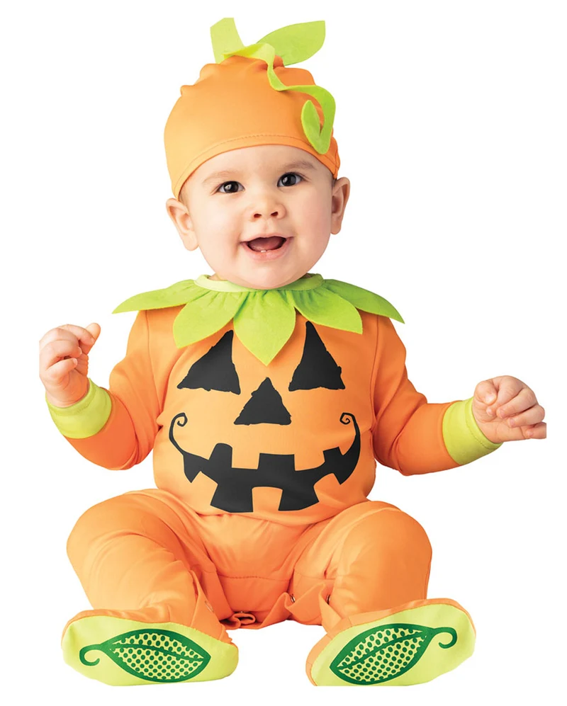 Halloween Kürbis Babykostüm