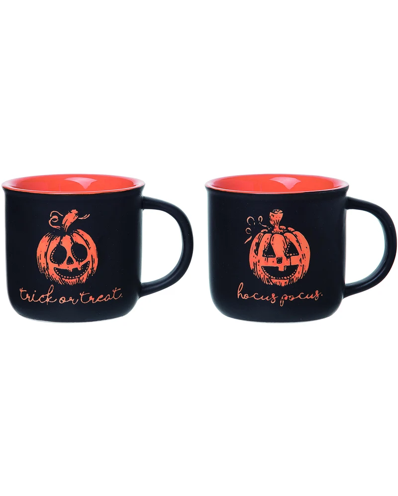 Halloween Kürbis Lieblingstasse Matt Schwarz