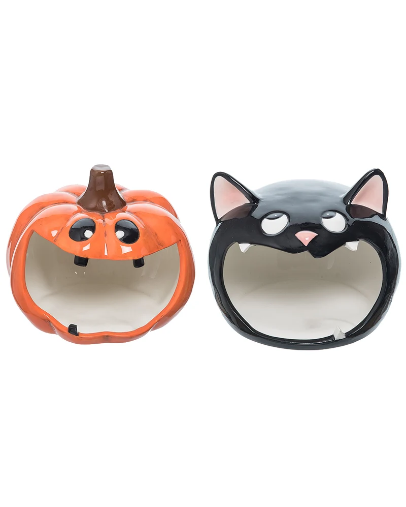 2er Set Schwammhalter Kürbis & Katze