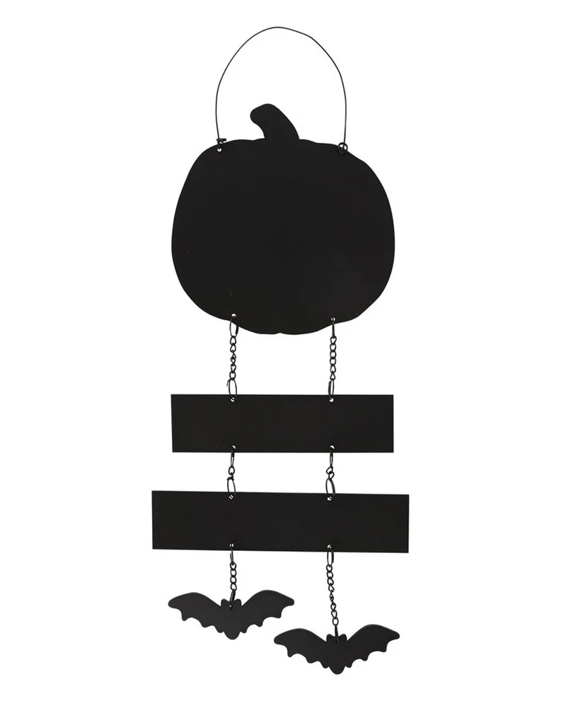 Happy Halloween Hängeschild mit Kürbis 30cm