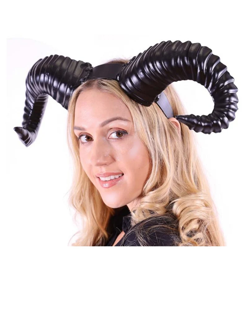 Schwarze Aries Cosplay Hörner