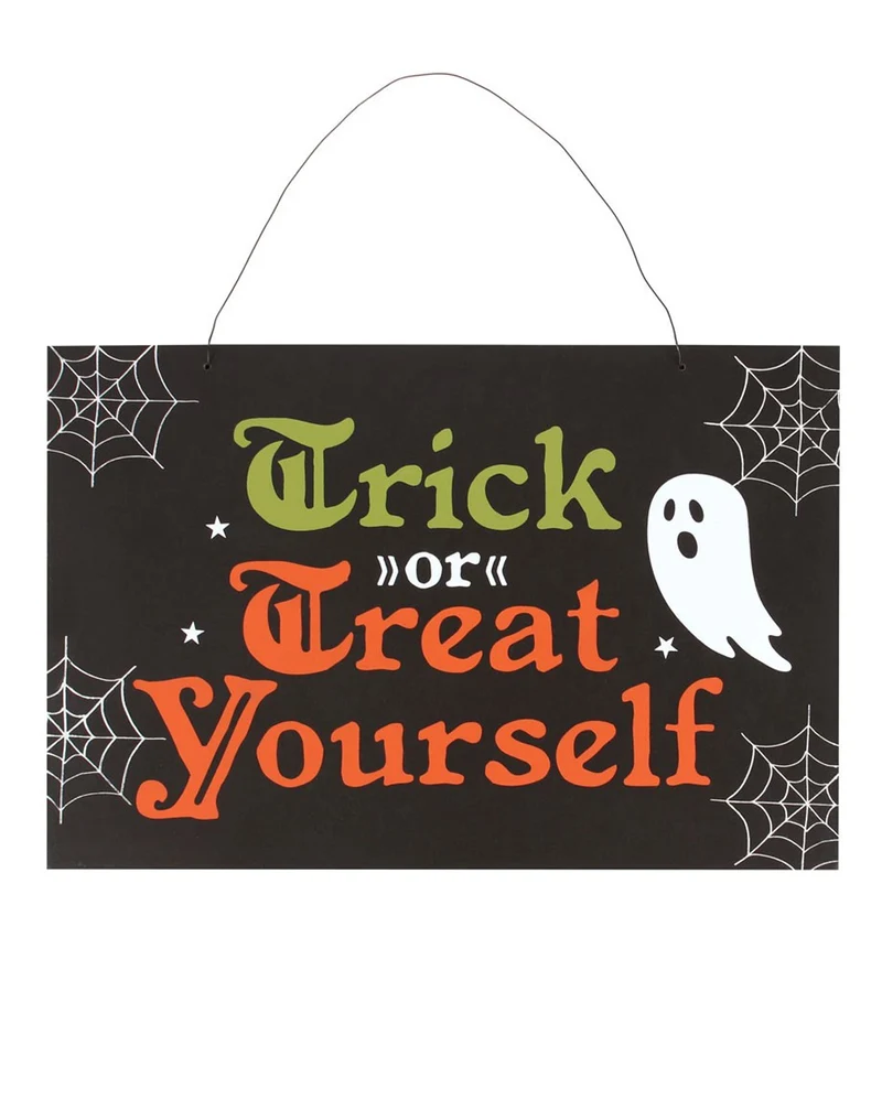Trick or Treaters Halloween Schild 20x30cm
