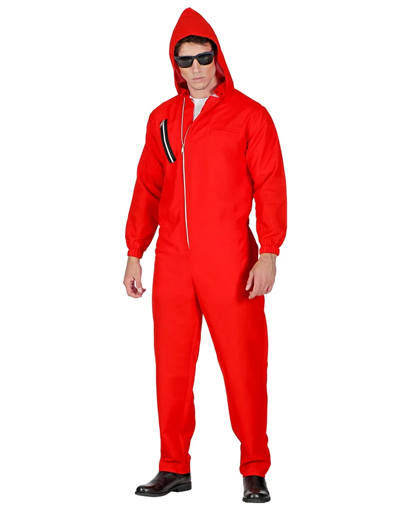Bankräuber Kostüm Overall Unisex