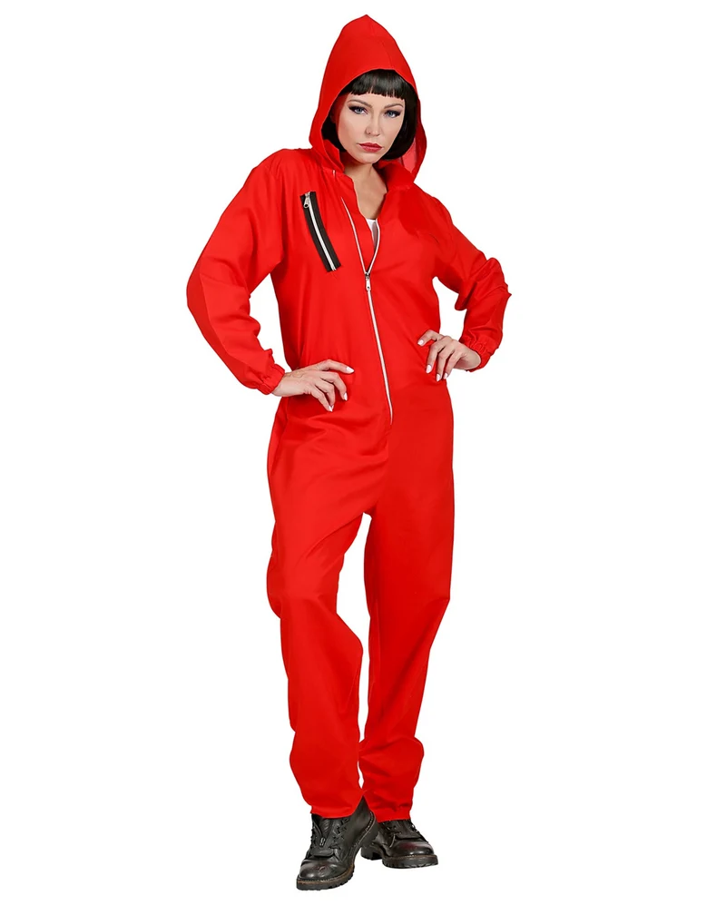 Bankräuber Kostüm Overall Unisex