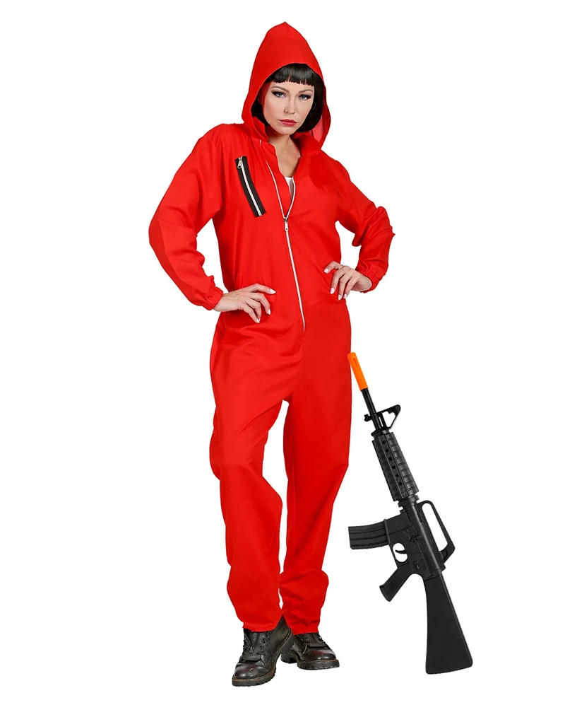 Bankräuber Kostüm Overall Unisex