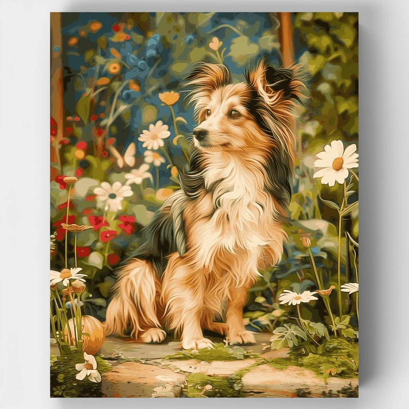 "Garden Sentinel" Paint by Numbers Kit