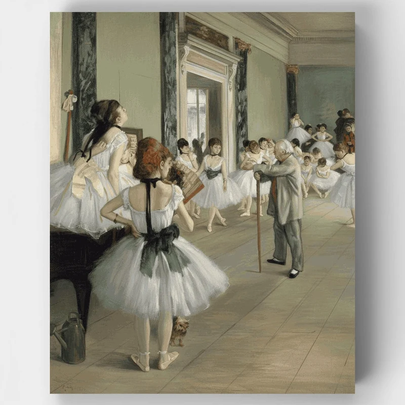 The Ballet Class (La Classe de danse) - Paint by Numbers Kit