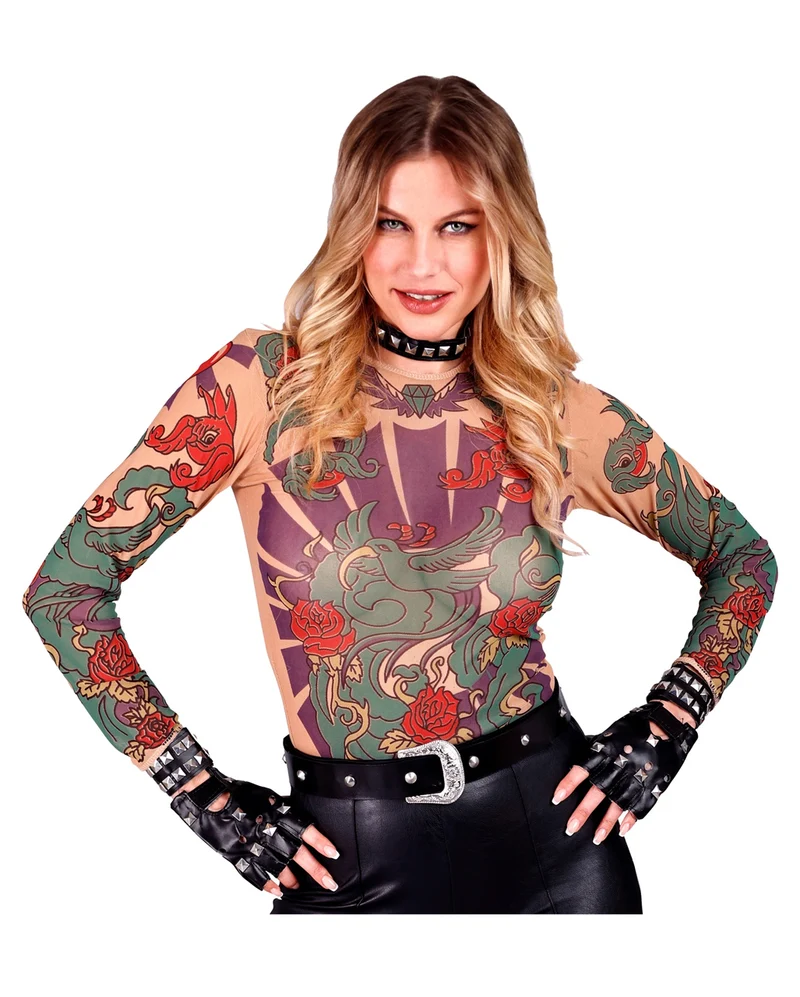 Punkrock & Biker Handschuhe mit Nieten