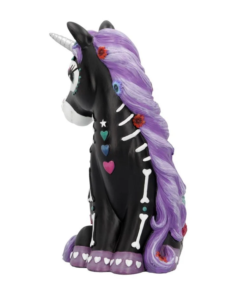 Schwarzes Sugarcorn Einhorn 22cm