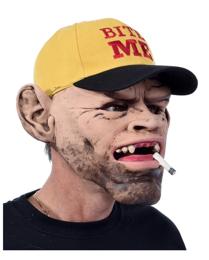 Trucker Hillbilly Maske mit Baseball Cap