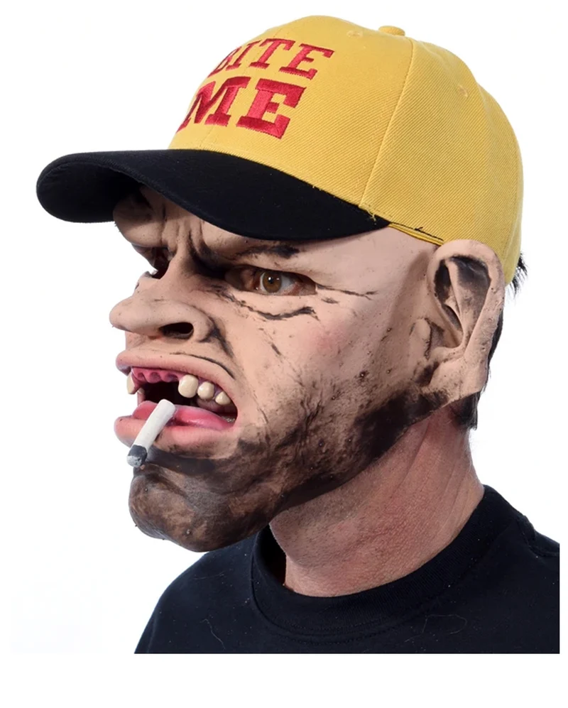 Trucker Hillbilly Maske mit Baseball Cap