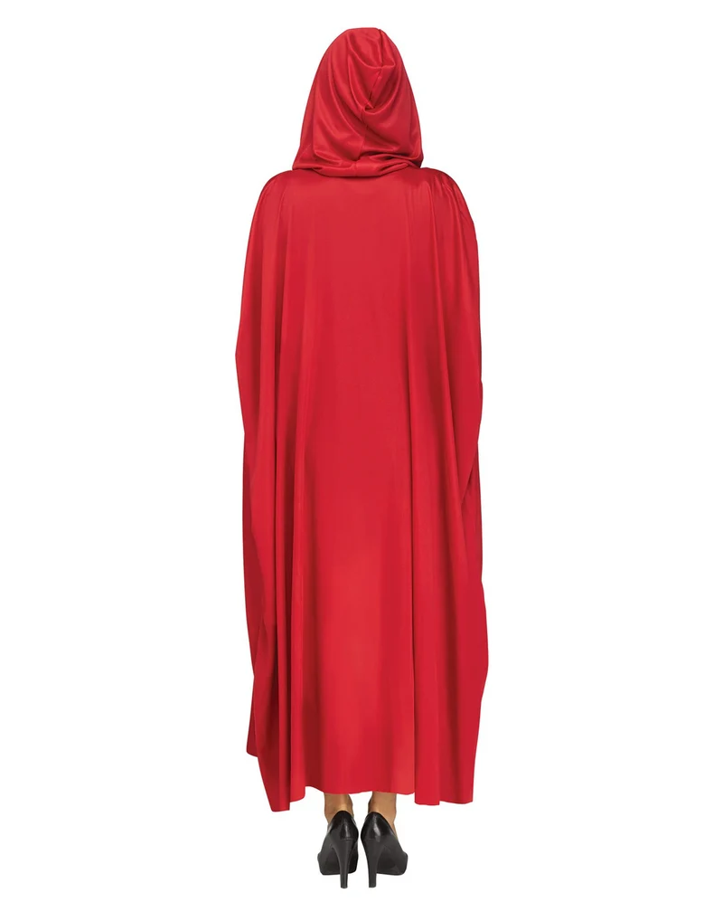 Roter Kapuzen Umhang Unisex