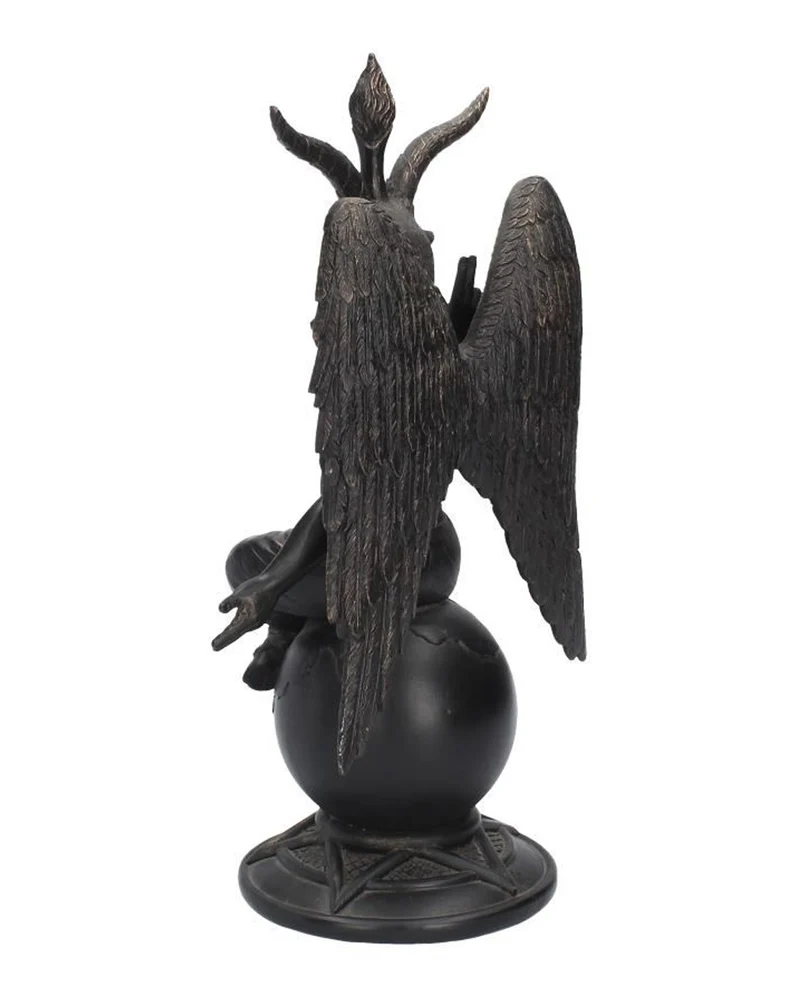 Baphomet Antik Figur mit Pentagramm