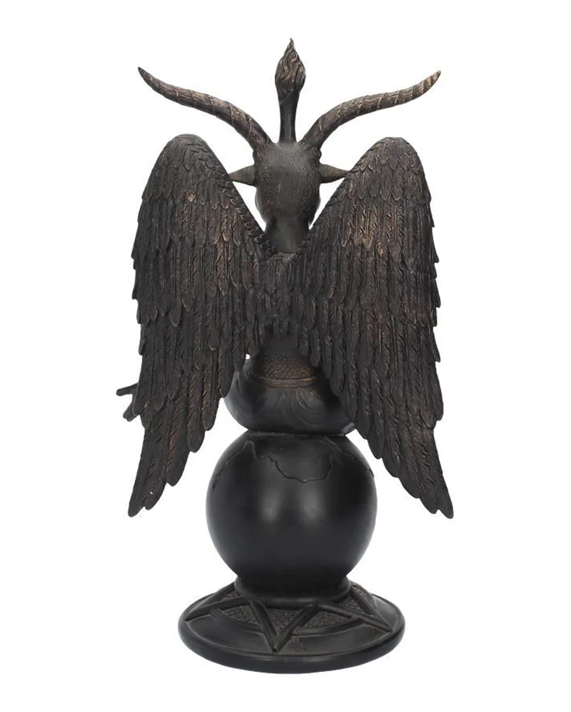 Baphomet Antik Figur mit Pentagramm