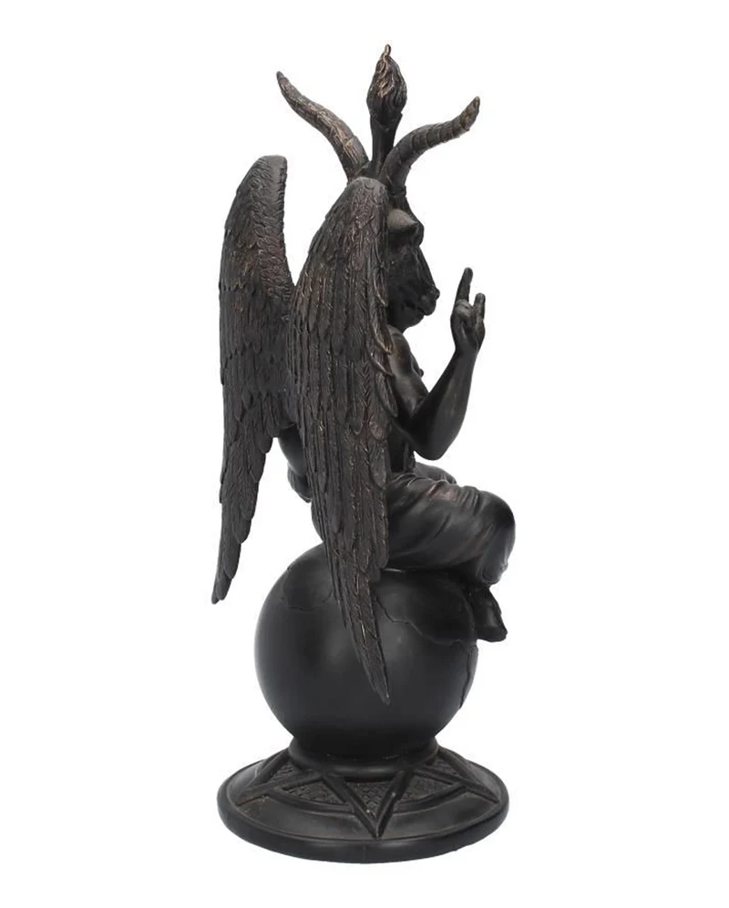Baphomet Antik Figur mit Pentagramm