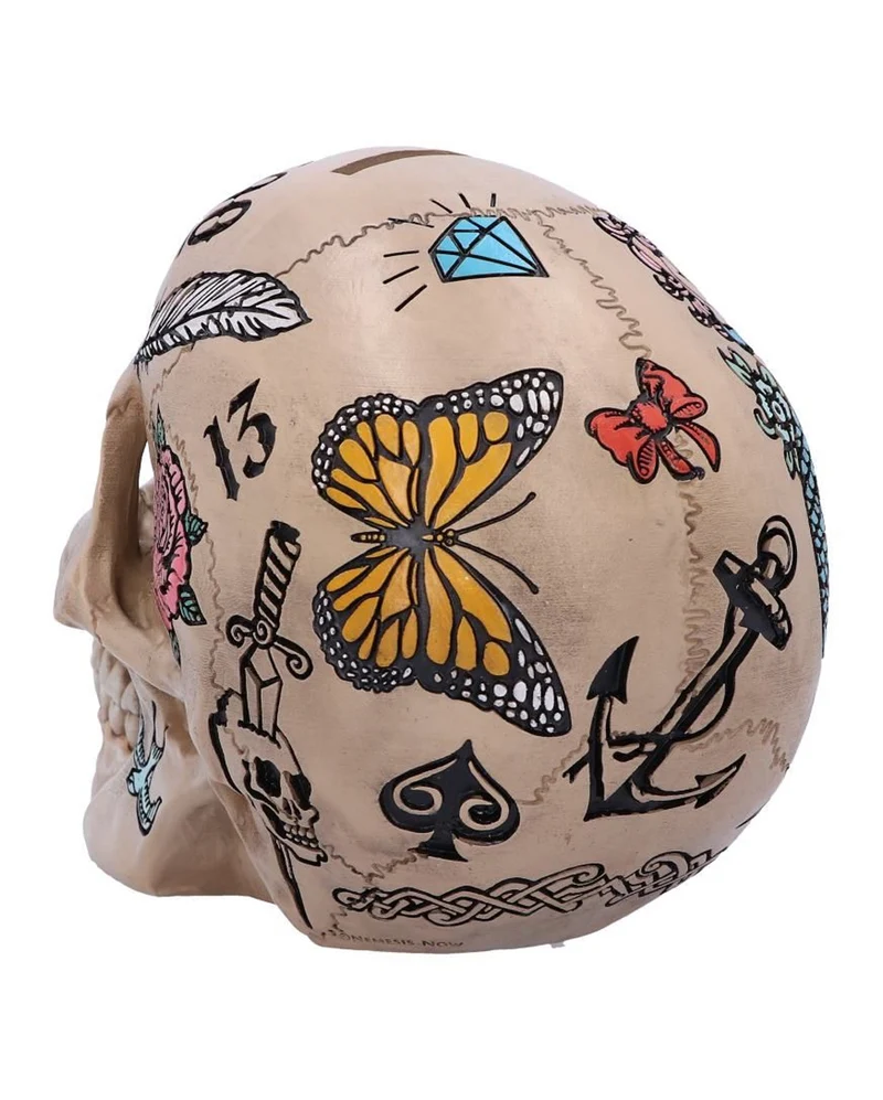 Calavera Tattoo Totenschädel Sparkasse