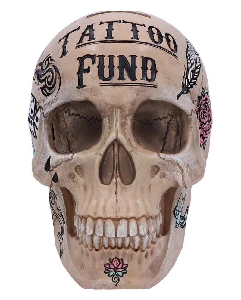 Calavera Tattoo Totenschädel Sparkasse