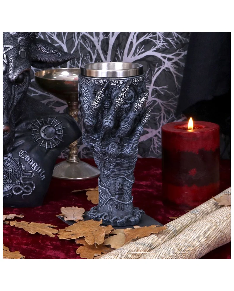 Baphomet Kelch mit greifender Hand