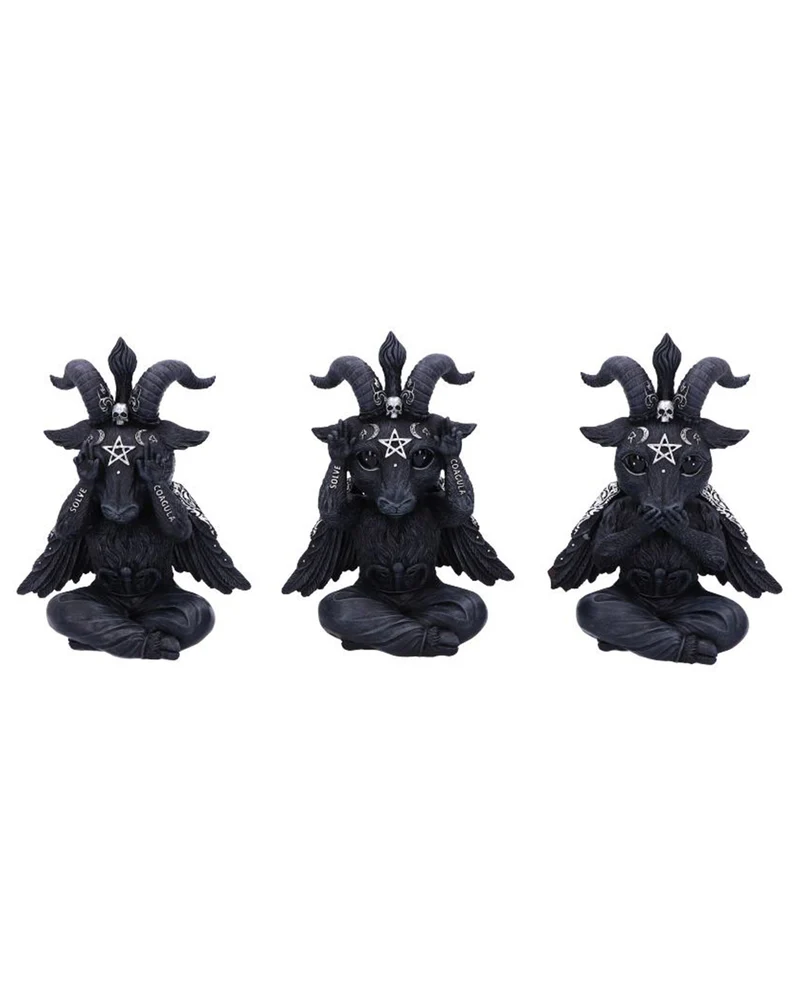 Drei Weise Baphoboo Figuren 3-er Set 13,4cm