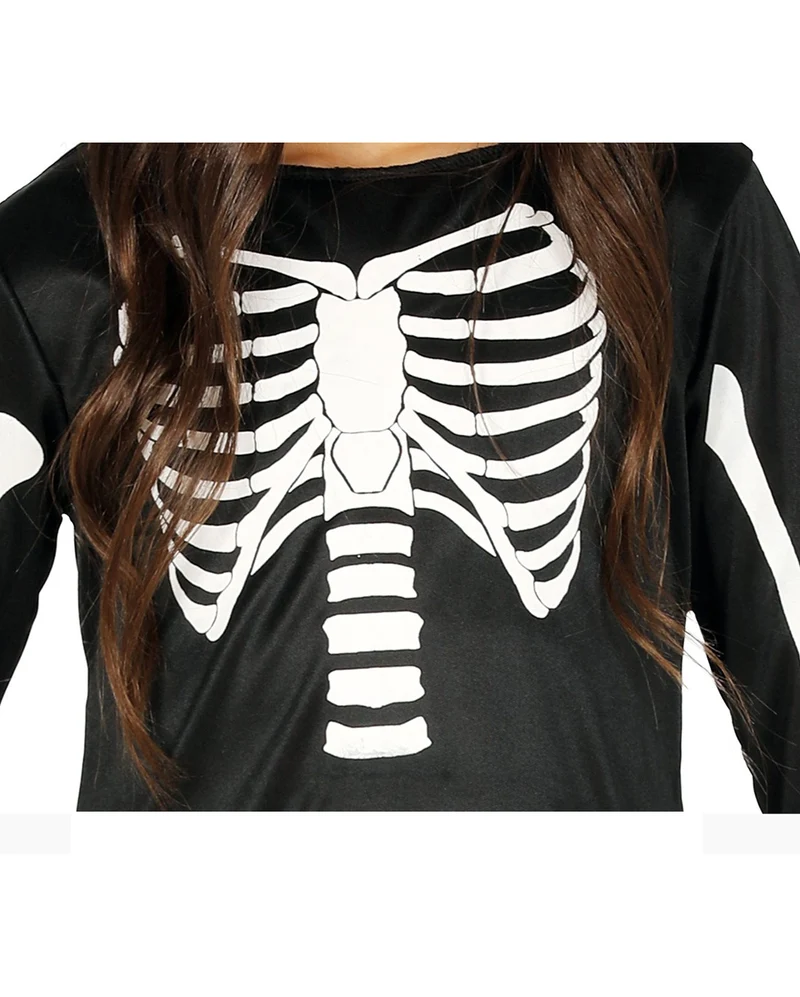 Skelett Mädchen Halloween Kostüm für Kinder