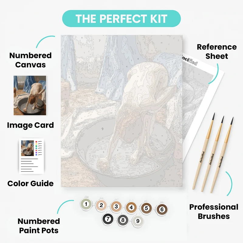 The Tub (Le Tubu) - Paint by Numbers Kit