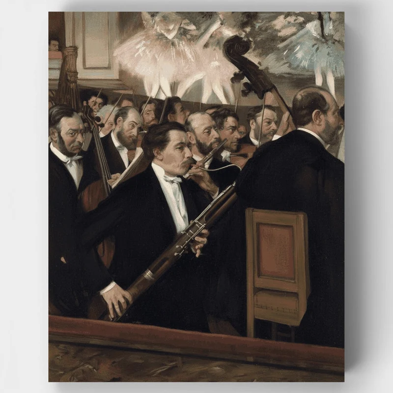 The Orchestra of the Opera (Orchestre de l'Opéra) - Paint by Numbers Kit
