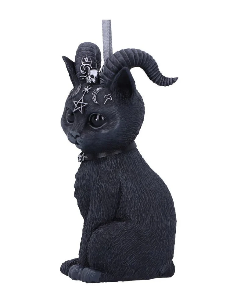 Pawzuph Hexenkatze Christbaumkugel 10cm