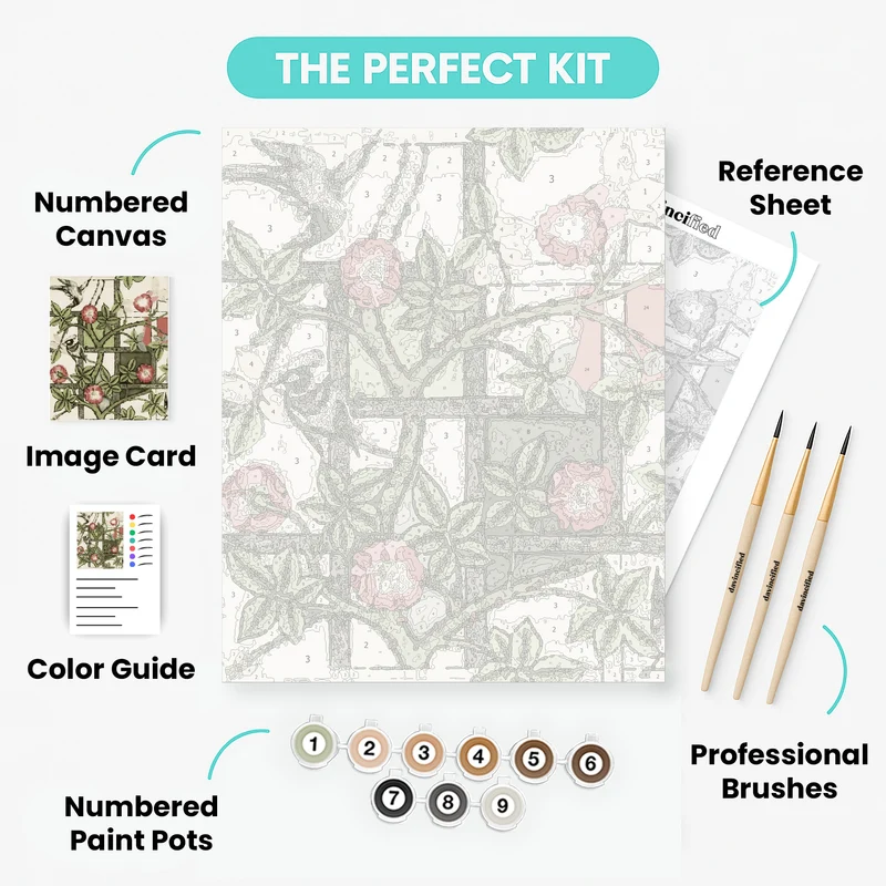 Trellis - Paint by Numbers Kit